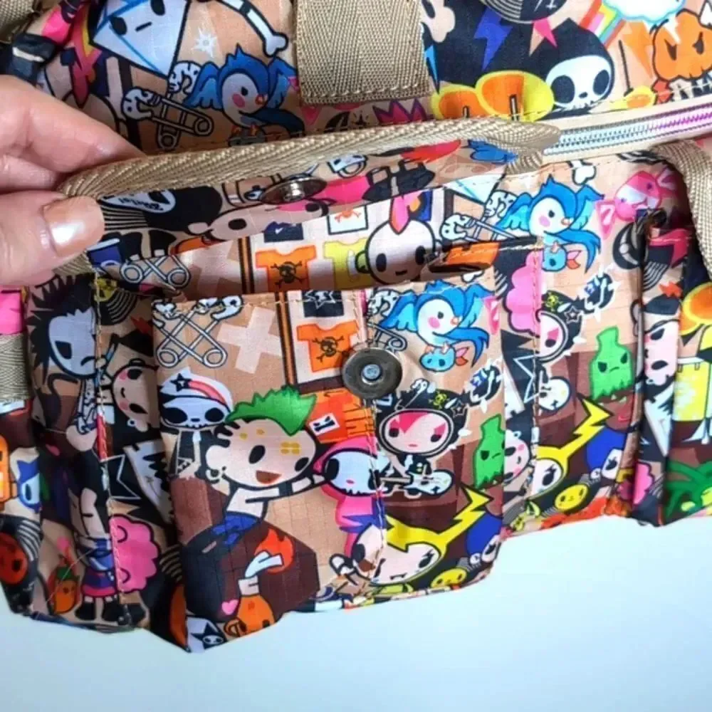 Tokidoki ProSportsac Med Duffel Weekender Bag Pockets Kawaii Japan Anime…